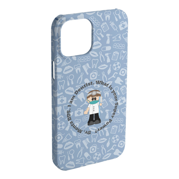 Custom Dentist iPhone Case - Plastic - iPhone 15 Plus (Personalized)