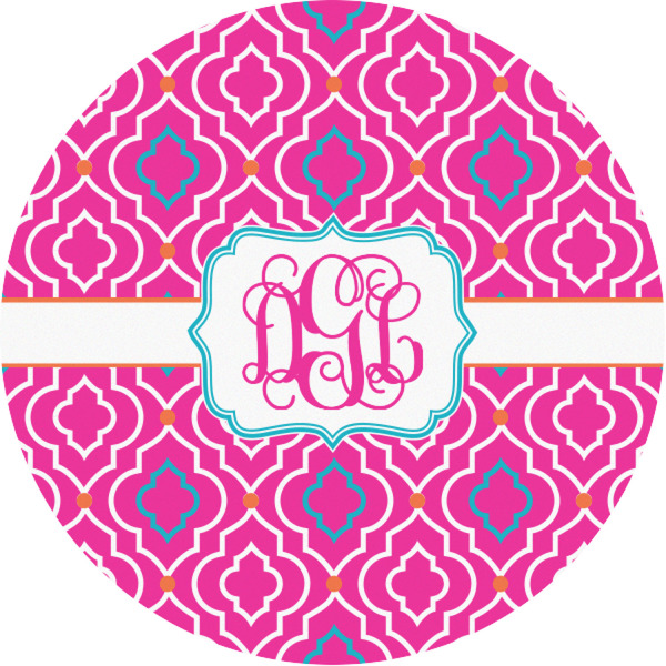 Custom Colorful Trellis Multipurpose Round Labels - 1" (Personalized)