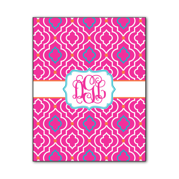 Custom Colorful Trellis Wood Print - 11x14 (Personalized)