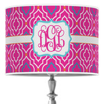 Colorful Trellis 16" Drum Lamp Shade - Poly-film (Personalized)