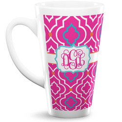 Colorful Trellis Latte Mug (Personalized)
