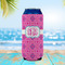 Colorful Trellis 16oz Can Sleeve - LIFESTYLE