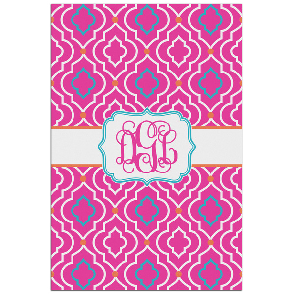 Custom Colorful Trellis Poster - Matte - 24x36 (Personalized)