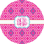 Colorful Trellis Multipurpose Round Labels - 3" (Personalized)