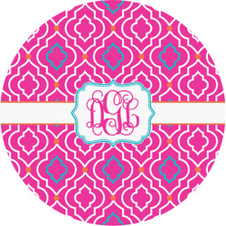 Colorful Trellis Multipurpose Round Labels - 3" (Personalized)