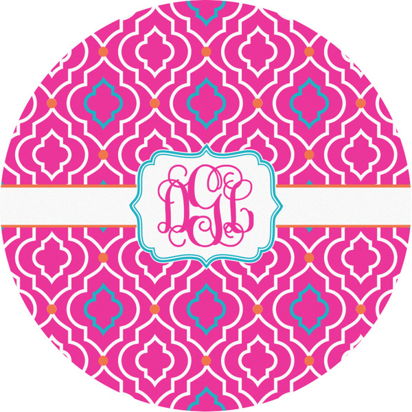 Custom Colorful Trellis Multipurpose Round Labels - 3" (Personalized)