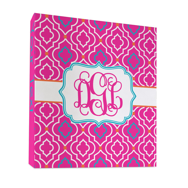 Custom Colorful Trellis 3 Ring Binder - Full Wrap - 1" (Personalized)