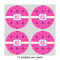 Colorful Trellis 4" Multipurpose Round Labels - Sheet