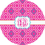 Colorful Trellis Multipurpose Round Labels - 5" (Personalized)