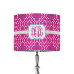 Colorful Trellis 8" Drum Lamp Shade - Fabric (Personalized)