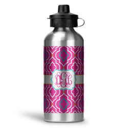 Colorful Trellis Water Bottle - Aluminum - 20 oz (Personalized)