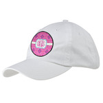 Colorful Trellis Baseball Cap - White (Personalized)