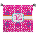 Colorful Trellis Bath Towel (Personalized)