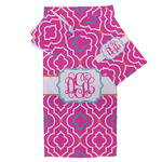 Colorful Trellis Bath Towel Set - 3 Pcs (Personalized)