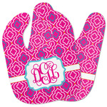 Colorful Trellis Baby Bib w/ Monogram