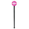 Colorful Trellis Black Plastic 7" Stir Stick - Round - Single Stick