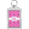 Colorful Trellis  Bling Keychain (Personalized)