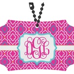 Colorful Trellis Rear View Mirror Ornament (Personalized)