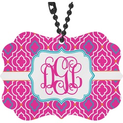 Colorful Trellis Rear View Mirror Charm (Personalized)