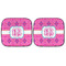 Colorful Trellis Car Sun Shades - FRONT