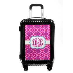 Colorful Trellis Carry On Hard Shell Suitcase (Personalized)