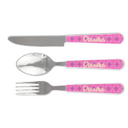 Colorful Trellis Cutlery Set (Personalized)