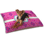 Colorful Trellis Dog Bed - Small w/ Monogram