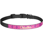 Colorful Trellis Dog Collar - Large (Personalized)