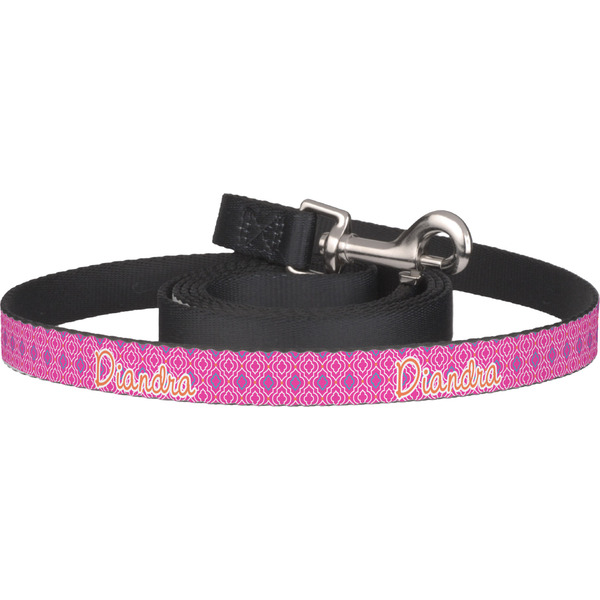 Custom Colorful Trellis Dog Leash (Personalized)