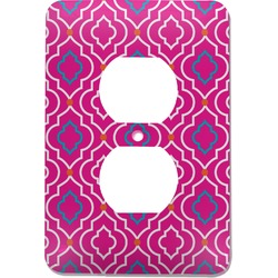 Colorful Trellis Electric Outlet Plate