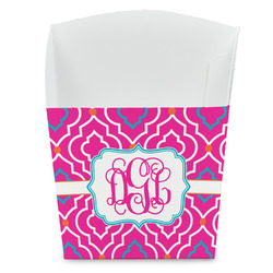 Colorful Trellis French Fry Favor Boxes (Personalized)