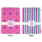 Colorful Trellis Large Laundry Bag - Front & Back View