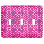 Colorful Trellis Light Switch Cover (3 Toggle Plate)