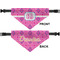 Colorful Trellis Medium Dog Bandana Approval