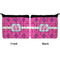 Colorful Trellis Neoprene Coin Purse - Front & Back (APPROVAL)