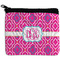 Colorful Trellis Neoprene Coin Purse - Front