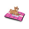 Colorful Trellis Outdoor Dog Beds - Small - IN CONTEXT