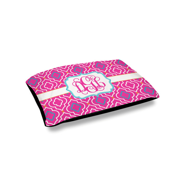 Custom Colorful Trellis Outdoor Dog Bed - Small (Personalized)