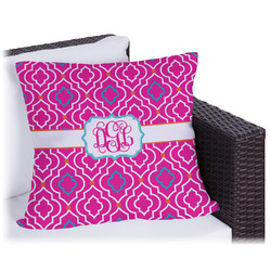 Colorful Trellis Outdoor Pillow - 18" (Personalized)