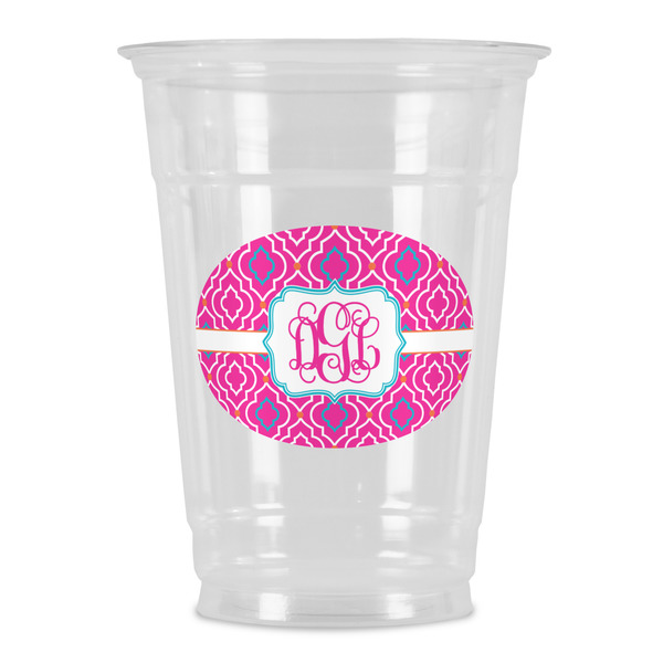 Custom Colorful Trellis Party Cups - 16oz (Personalized)