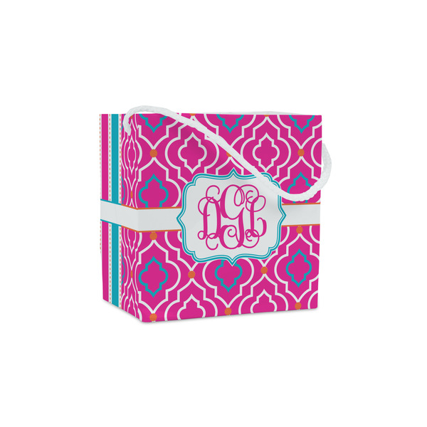 Custom Colorful Trellis Party Favor Gift Bags - Matte (Personalized)