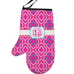 Colorful Trellis Left Oven Mitt (Personalized)