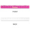 Colorful Trellis Plastic Ruler - 12" - APPROVAL