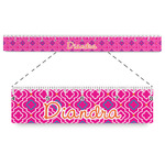 Colorful Trellis Plastic Ruler - 12" (Personalized)