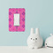 Colorful Trellis Rocker Light Switch Covers - Single - IN CONTEXT