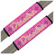 Colorful Trellis  Seat Belt Covers (Set of 2)