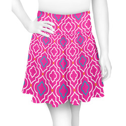 Colorful Trellis Skater Skirt - X Large