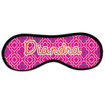 Colorful Trellis Sleeping Eye Masks - Large (Personalized)