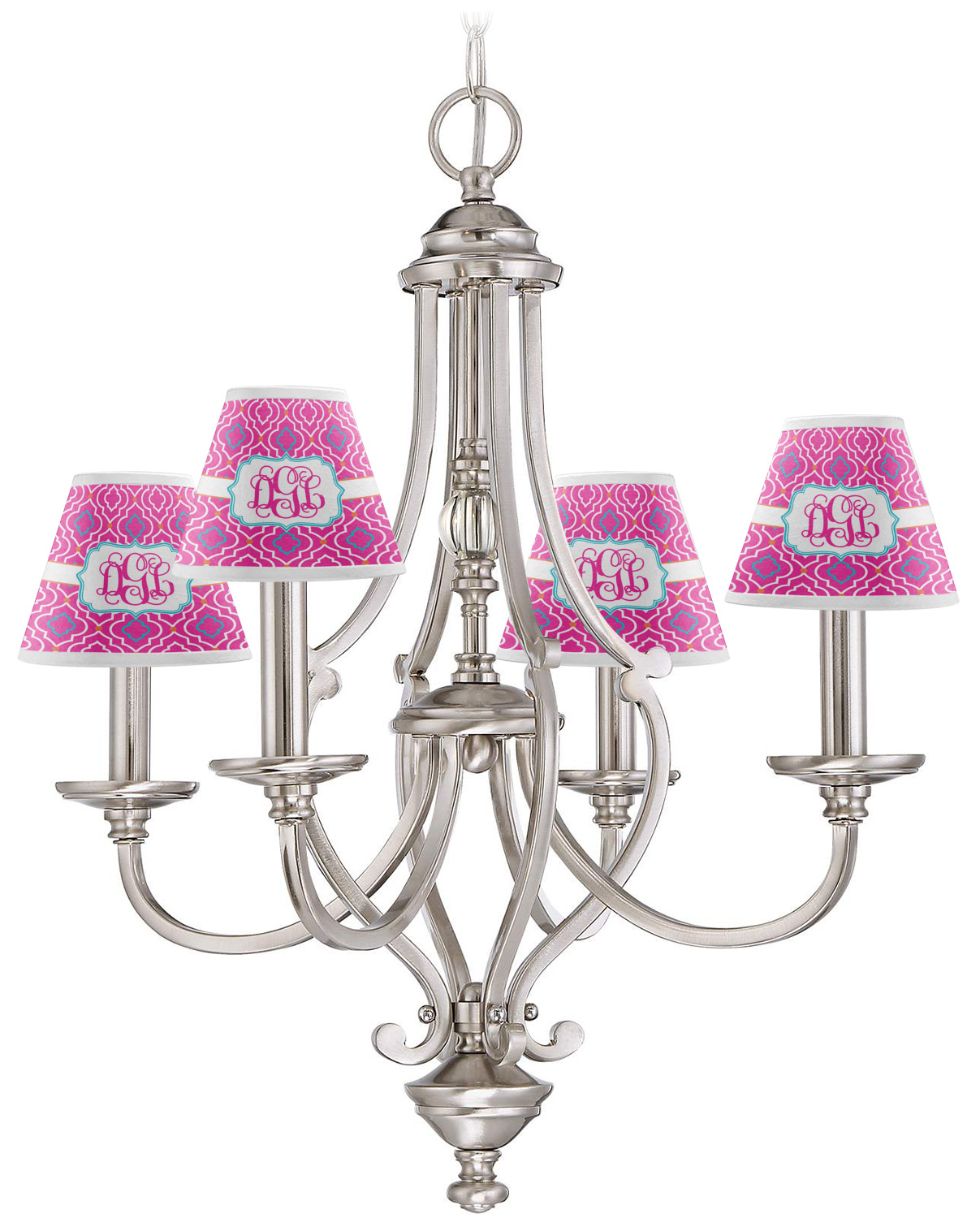 Colorful Trellis Chandelier Lamp Shade (Personalized ...