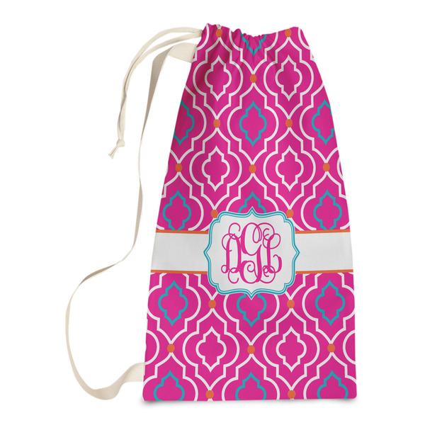 Custom Colorful Trellis Laundry Bags - Small (Personalized)